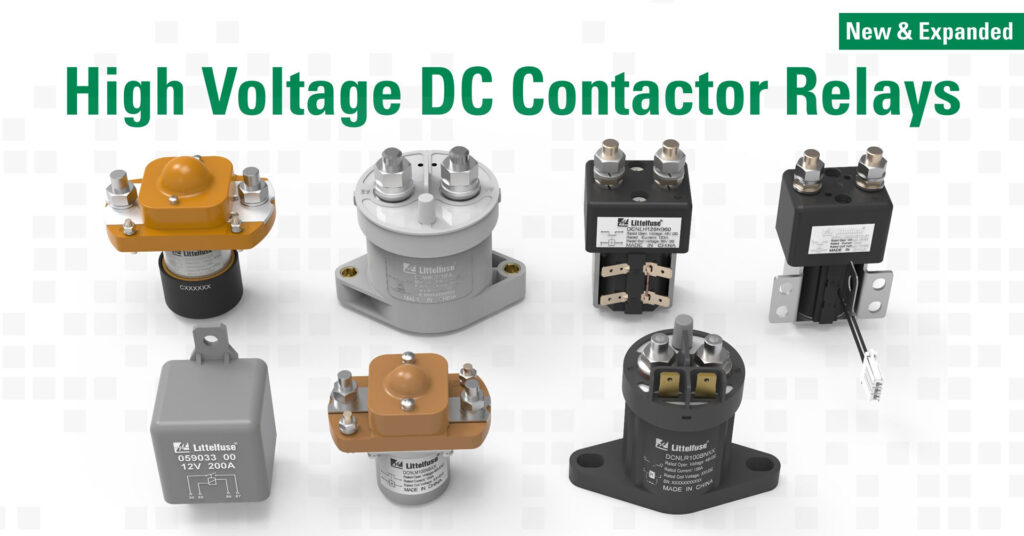 High Voltage DC Contactor Relays by Littelfuse